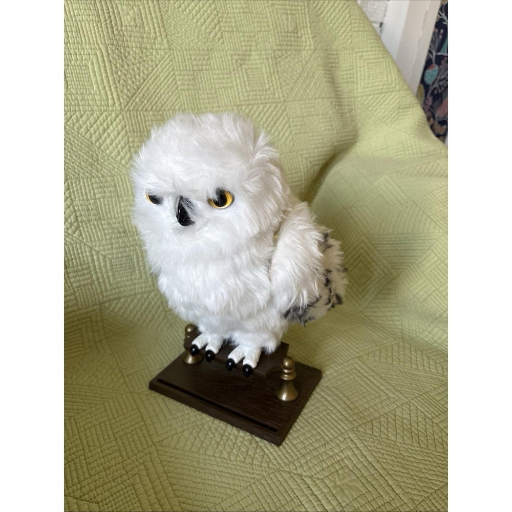 Wizarding World Of Harry Potter HEDWIG Owl Animated Interactive Pet Bird WORKS!